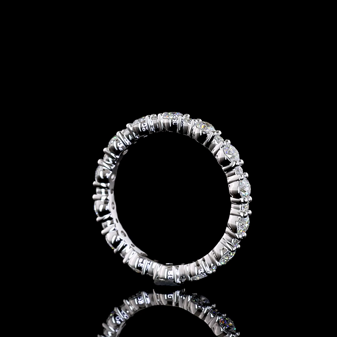 1.16 CTTW Round Lab Diamond Full Eternity (E Color and VS2 Clarity)