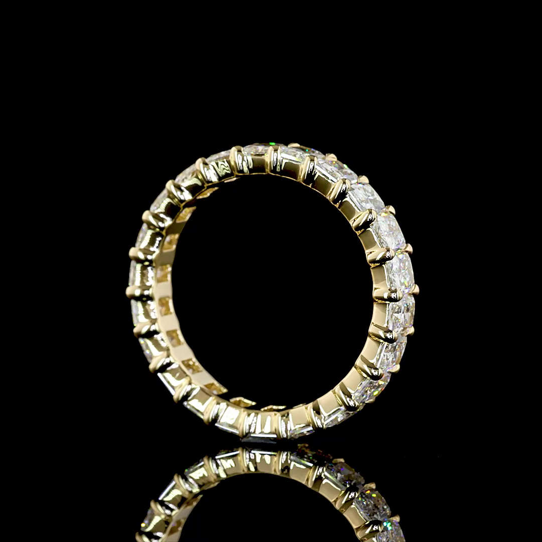 3.36 CTTW Radiant Lab Diamond Full Eternity (E Color and VS Clarity)