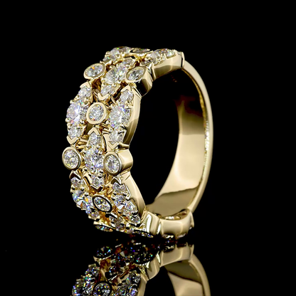 1.55 CTTW Round Lab Diamond 3/4 Eternity Band (E Color and VS Clarity)