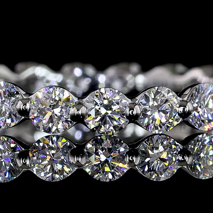 1.14 CTTW Round Lab Diamond Full Eternity (E Color and VS Clarity)