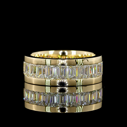 4.70 CTTW Emerald Lab Diamond Full Eternity (F Color and VS1 Clarity)