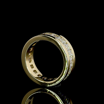 4.70 CTTW Emerald Lab Diamond Full Eternity (F Color and VS1 Clarity)