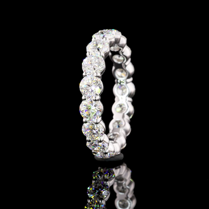 3.25 CTTW Round Lab Diamond Full Eternity (E/F Color and VS1/VS2 Clarity)