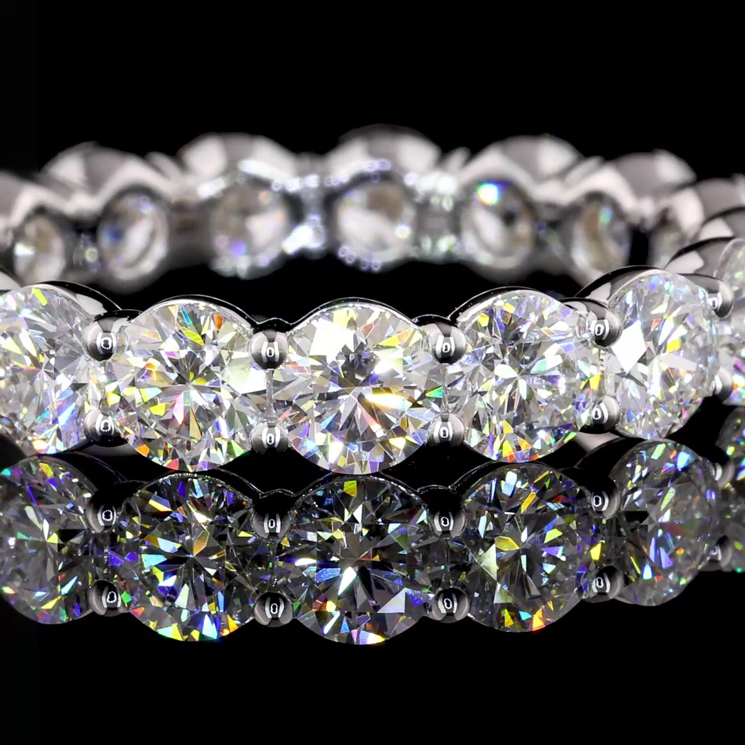 3.25 CTTW Round Lab Diamond Full Eternity (E/F Color and VS1/VS2 Clarity)