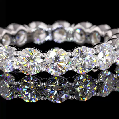 3.25 CTTW Round Lab Diamond Full Eternity (E/F Color and VS1/VS2 Clarity)