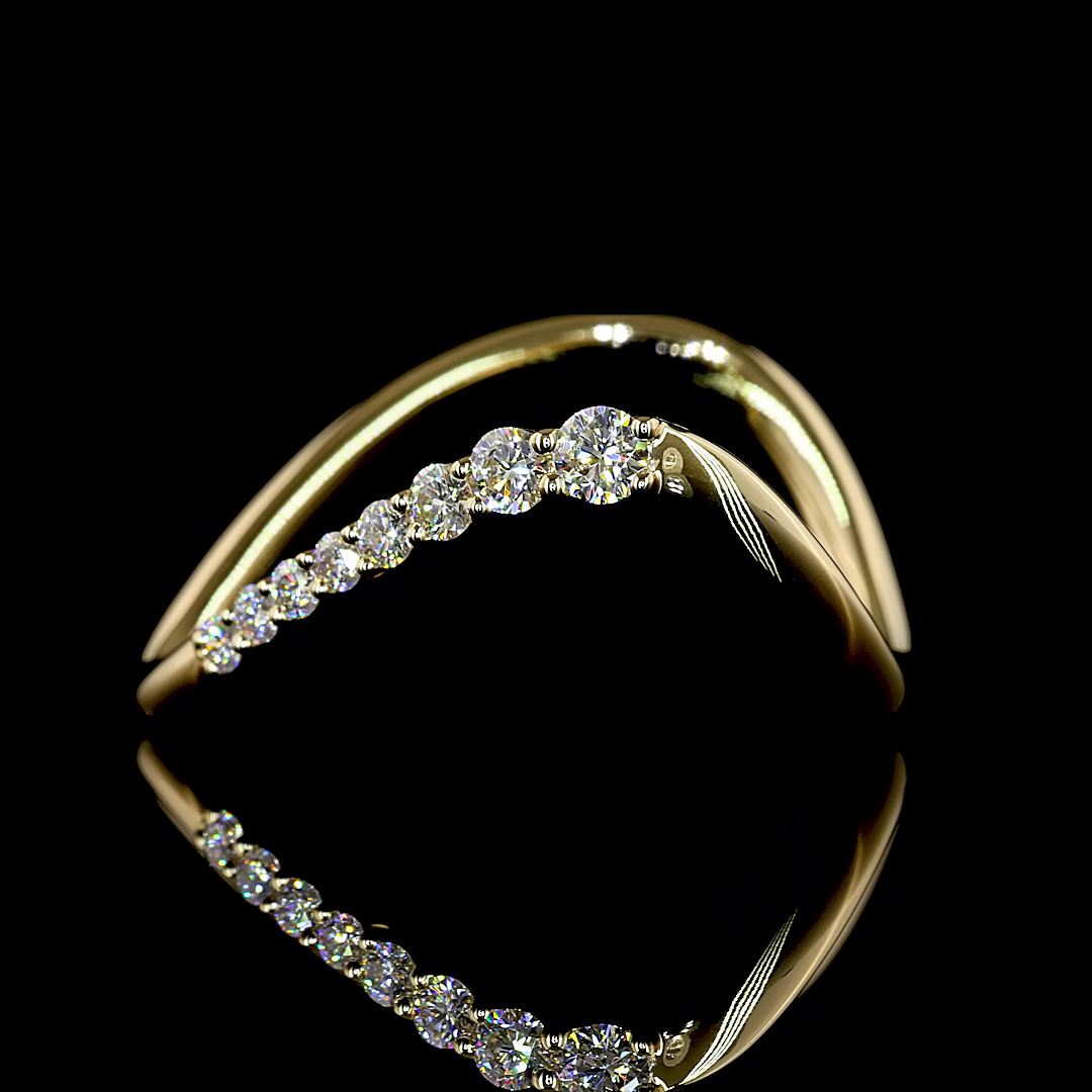 0.27 CTTW Round Lab Diamond Special Eternity Band (F Color and VS1 Clarity)