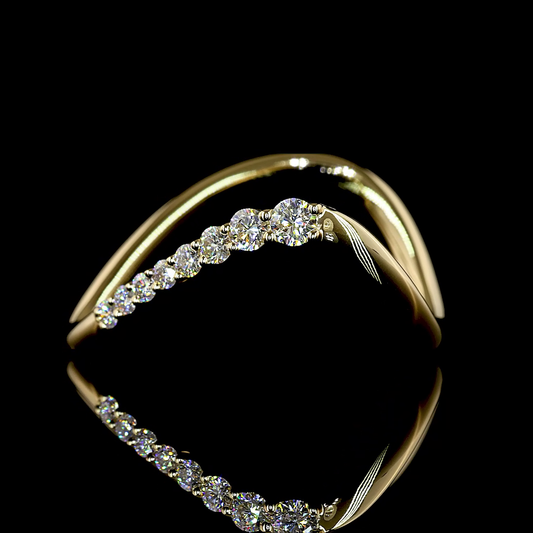 0.27 CTTW Round Lab Diamond Special Eternity Band (F Color and VS1 Clarity)