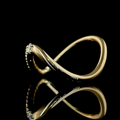 0.27 CTTW Round Lab Diamond Special Eternity Band (F Color and VS1 Clarity)