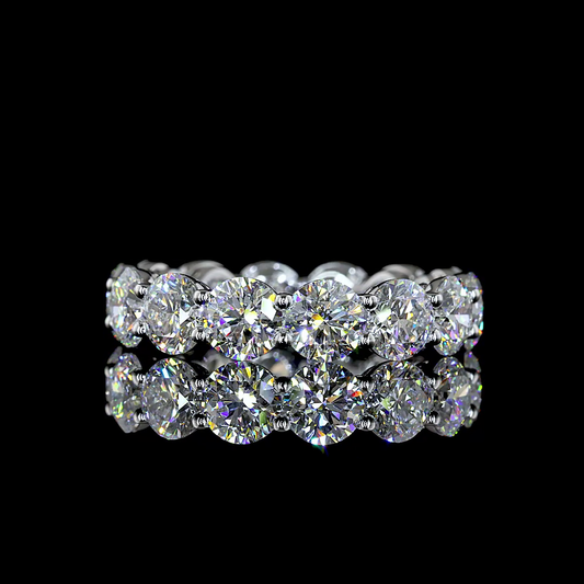 5.40 CTTW Round Lab Diamond Full Eternity (E Color and VS Clarity)