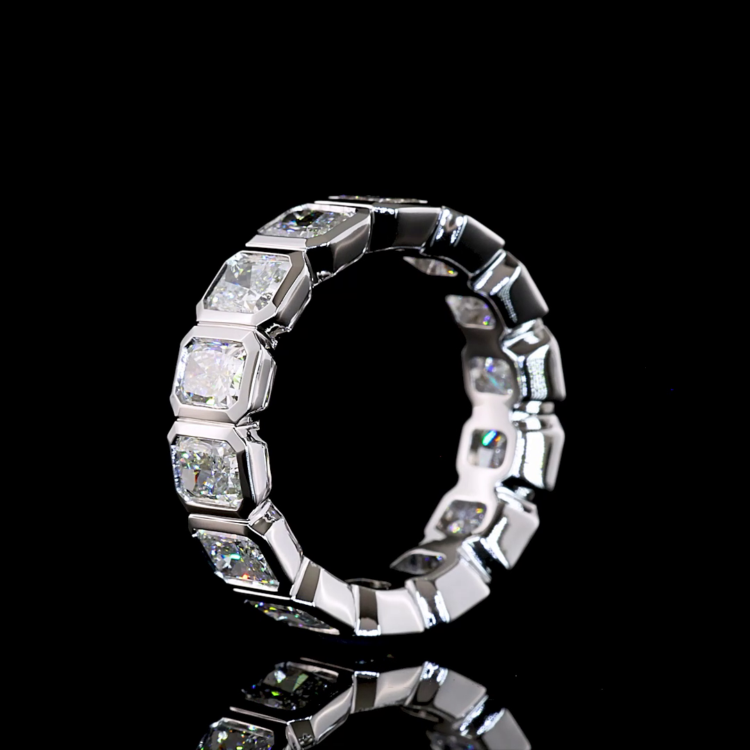 4.68 CTTW Radiant Lab Diamond Full Eternity (E Color and VS Clarity)