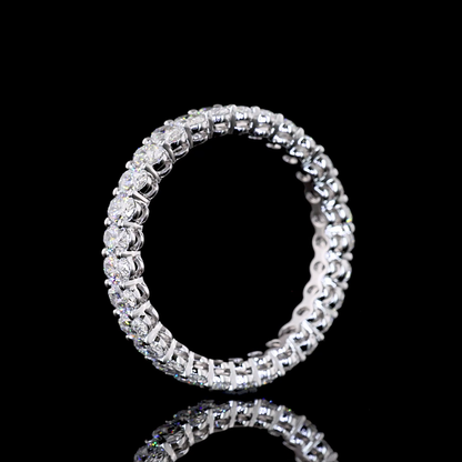 2.05 CTTW Oval Lab Grown Diamond Full Eternity Sz. 8 (E/F Color and VS1 Clarity)