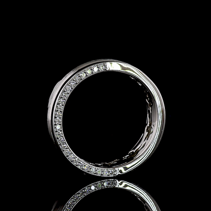 0.13 CTTW Round Lab Diamond Special Eternity Band (F Color and VS2 Clarity)
