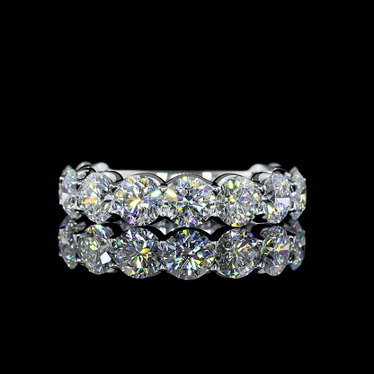 3.29 CTTW Round Lab Diamond Full Eternity (E Color and VS Clarity)