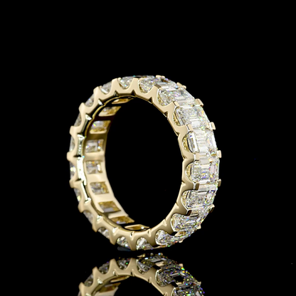 5.97 CTTW Emerald Lab Diamond Full Eternity (E Color and VS Clarity)