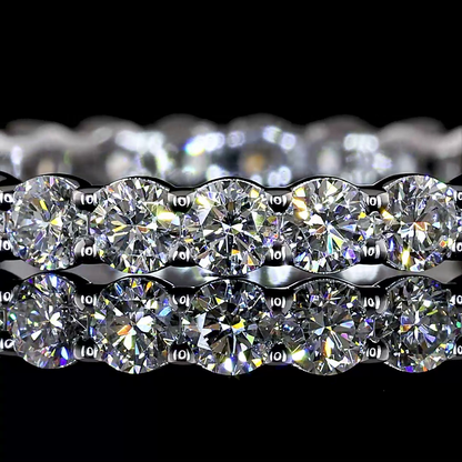 1.05 CTTW Round Lab Diamond Full Eternity (F Color and VS+ Clarity)