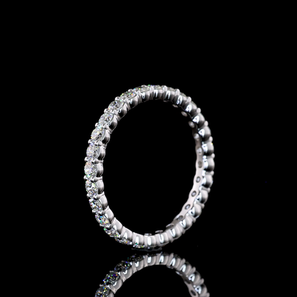 1.05 CTTW Round Lab Diamond Full Eternity (F Color and VS+ Clarity)