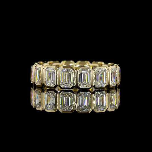 2.94 CTTW Emerald Lab Diamond Full Eternity (E Color and VS1 Clarity)