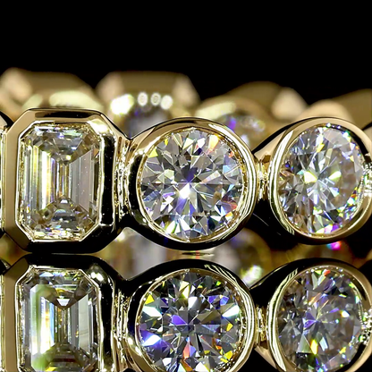 2.55 CTTW MIX Lab Grown Diamond Full Eternity Sz. 6 (E Color and VS1 Clarity)