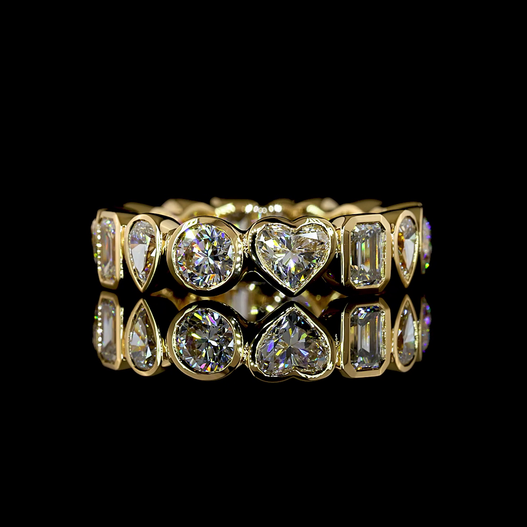 3.59 CTTW MIX Lab Grown Diamond Full Eternity Sz. 6 (E Color and VS1 Clarity)