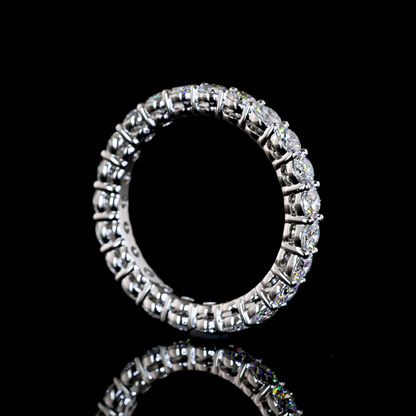 1.83 CTTW Round Lab Grown Diamond Full Eternity Sz. 6 (E Color and VS Clarity)