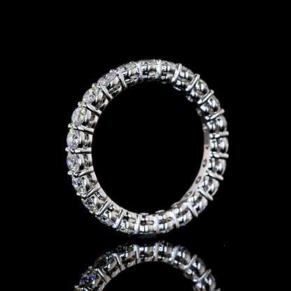 1.83 CTTW Round Lab Grown Diamond Full Eternity Sz. 6 (E Color and VS Clarity)