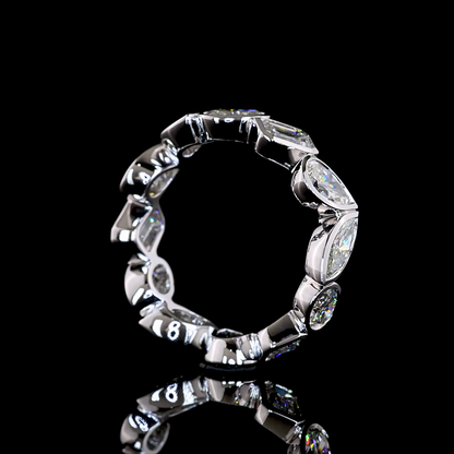 3.50 CTTW MIX Lab Grown Diamond Full Eternity Sz. 6 (E Color and VS1 Clarity)