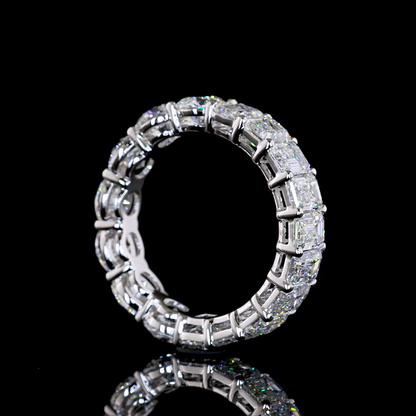 5.79 CTTW Round Lab Grown Diamond Full Eternity Sz. 6 (E Color and VS1 Clarity)