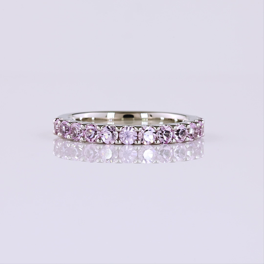 0.00 CT Round Lab Diamond Half Eternity Eternity Band (VS2 Clarity)