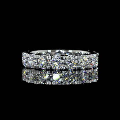 3.01 CTTW Round Lab Diamond Full Eternity (E Color and VS1 Clarity)