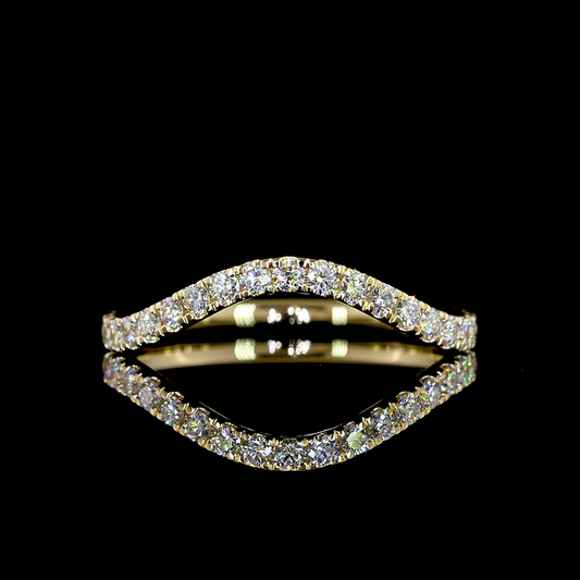 0.42 CTTW Round Lab Diamond 3/4 Eternity Band (E Color and VS1 Clarity)
