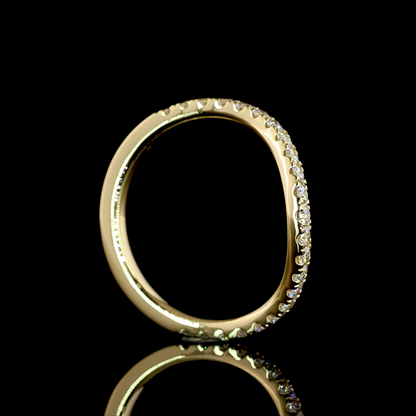 0.45 CTTW Round Lab Diamond 3/4 Eternity Band (E Color and VS1 Clarity)