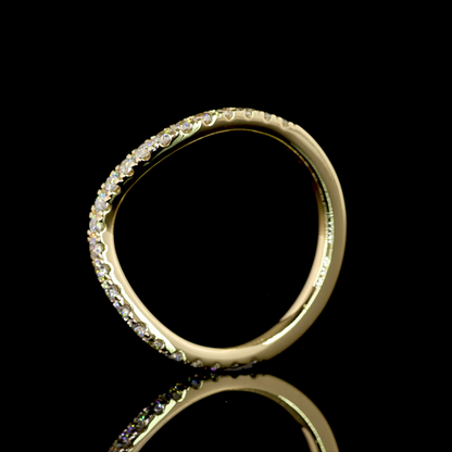 0.45 CTTW Round Lab Diamond 3/4 Eternity Band (E Color and VS1 Clarity)
