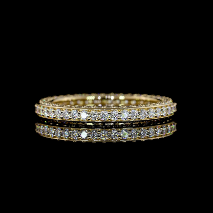 1.44 CTTW Round Lab Diamond Full Eternity (H Color and SI Clarity)