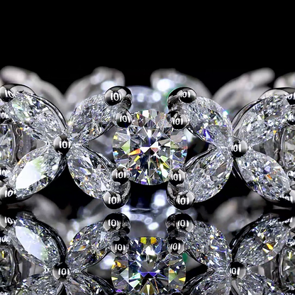 2.18 CTTW Round Lab Diamond Full Eternity (VS2 Clarity)