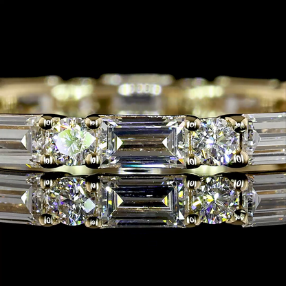 1.23 CTTW Baguette Lab Diamond Full Eternity (G Color and SI1 Clarity)