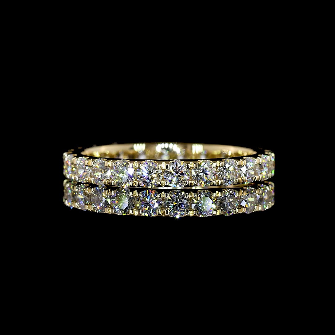 1.21 CTTW Round Lab Diamond Full Eternity (H Color and SI Clarity)