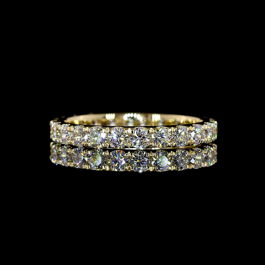 1.21 CTTW Round Lab Diamond Full Eternity (H Color and SI Clarity)