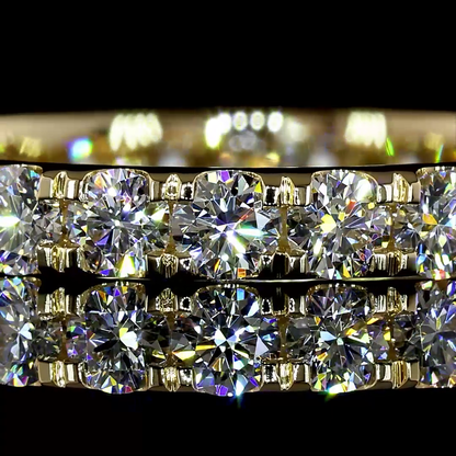1.21 CTTW Round Lab Diamond Full Eternity (H Color and SI Clarity)
