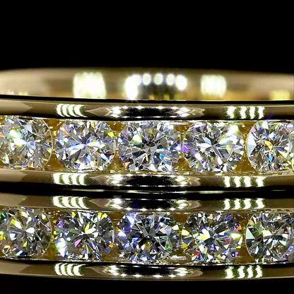 1.14 CTTW Round Lab Diamond Full Eternity (H Color and SI Clarity)