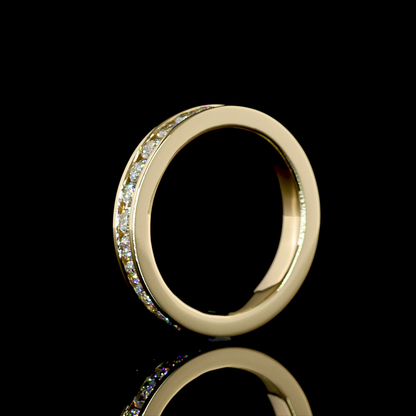 1.14 CTTW Round Lab Diamond Full Eternity (H Color and SI Clarity)