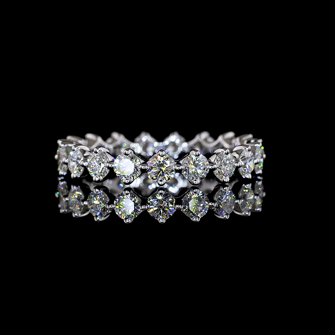 1.58 CTTW Round Lab Diamond Full Eternity (H Color and SI Clarity)