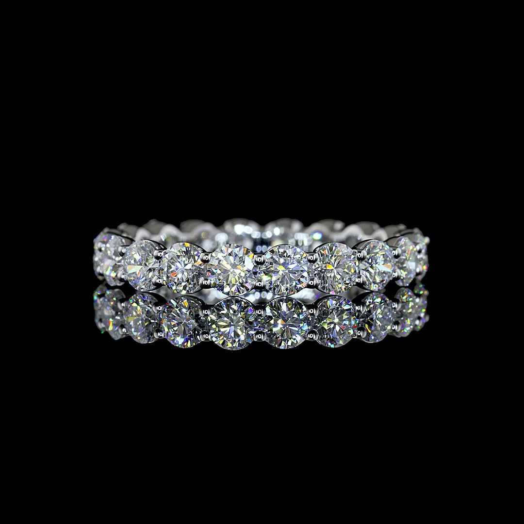 2.09 CTTW Round Lab Diamond Full Eternity (G-H Color)