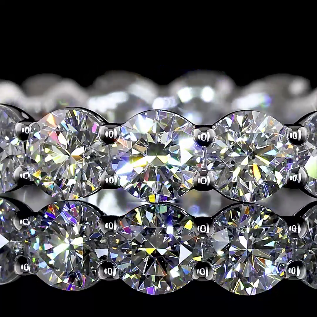 2.09 CTTW Round Lab Diamond Full Eternity (G-H Color)