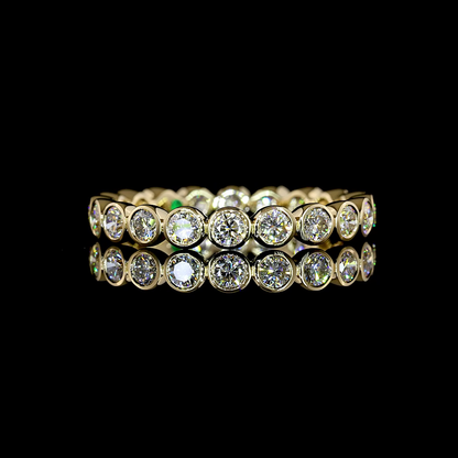 1.11 CTTW Round Lab Diamond Full Eternity (H Color and SI Clarity)