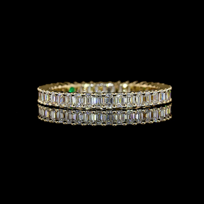 1.23 CTTW Emerald Lab Diamond Full Eternity (H Color and SI Clarity)