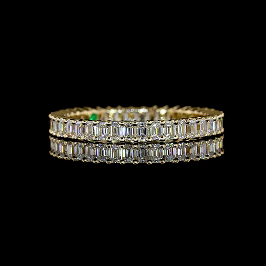 1.23 CTTW Emerald Lab Diamond Full Eternity (H Color and SI Clarity)
