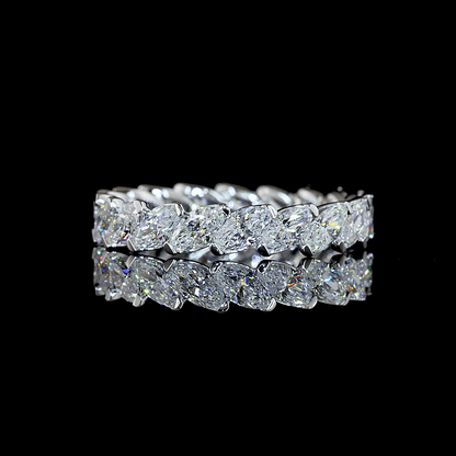 2.16 CTTW Marquise Lab Diamond Full Eternity (E Color and VS1 Clarity)