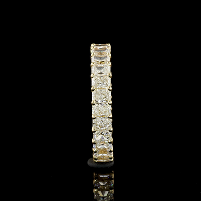 2.06 CTTW Radiant Lab Grown Diamond Full Eternity Sz. 6 (G Color and VS1 Clarity)