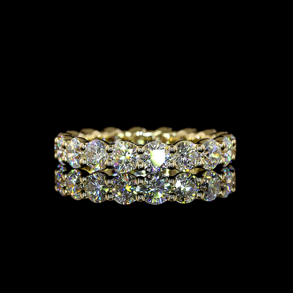 2.83 CTTW Round Lab Grown Diamond Full Eternity Sz. 6 (E Color and VS1 Clarity)