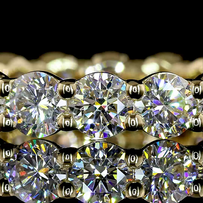 2.83 CTTW Round Lab Grown Diamond Full Eternity Sz. 6 (E Color and VS1 Clarity)